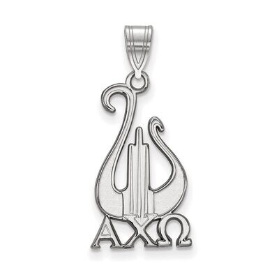 Alpha Chi Omega Medium Pendant Sterling Silver SS036ACO, MPN: SS036ACO, 886774607283