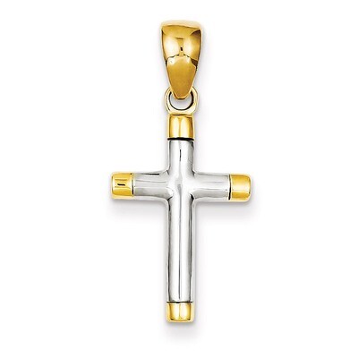 Cross Pendant 14k Two-Tone Gold K2149, MPN: K2149, 637218063420