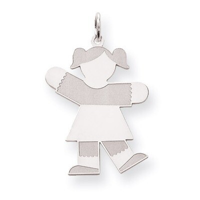 Kid Charm Sterling Silver XK1566SS, MPN: XK1566SS, 883957377254