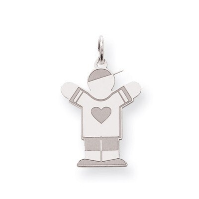 Kid Charm Sterling Silver XK1476SS, MPN: XK1476SS, 883957859002