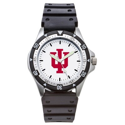 Indiana University Option Sport Watch With Pu Rubber Strap IU135