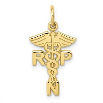 Registered Nurse Practitioner Charm 10k Gold 10C1787, MPN: 10C1787,