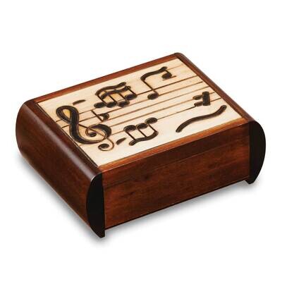 Music Carved Painted Wooden Puzzle Box GM16173, MPN: GM16173, 610939080303