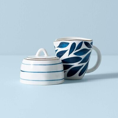 Lenox Blue Bay Creamer &amp; Sugar Set 890203, MPN: 890203, 882864856562