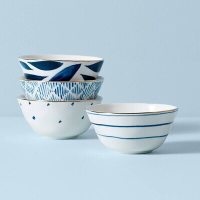 Lenox Blue Bay Dessert Bowls Set of 4 890196, MPN: 890196, 882864856494