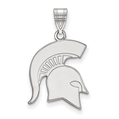 Michigan State University Large Pendant Sterling Silver SS046MIS, MPN: SS046MIS, 886774690568