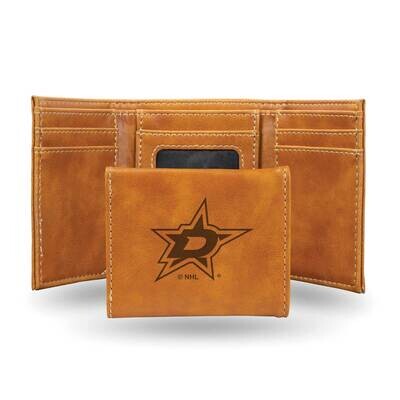 NHL Dallas Stars Brown Faux Leather Trifold Wallet GC7827, MPN: GC7827, 767345901361