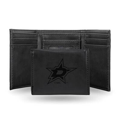 NHL Dallas Stars Black Faux Leather Trifold Wallet GC7826, MPN: GC7826, 767345901354