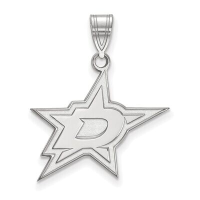 Dallas Stars Large Pendant Sterling Silver SS002STA, MPN: SS002STA, 886774744971