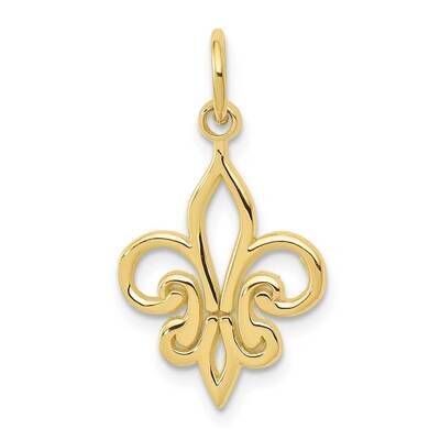 Fleur De Lis Charm 10k Gold 10K2756, MPN: 10K2756,