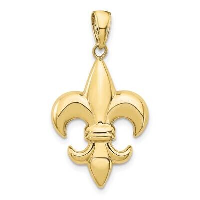 Medium Fleur-De-Lis Pendant 10k Gold 10K2760, MPN: 10K2760,