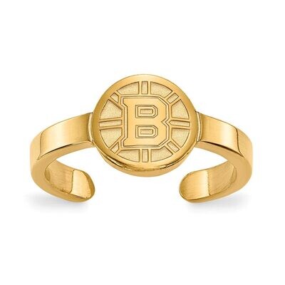 Boston Bruins Toe Ring Gold-plated Silver GP026BRI, MPN: GP026BRI, 886774929477