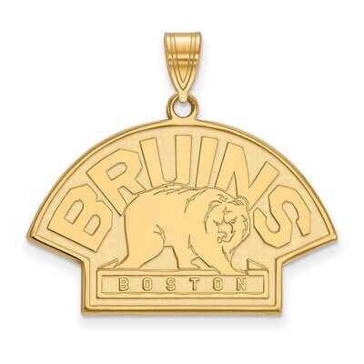 Boston Bruins Large Pendant 10k Yellow Gold 1Y040BRI, MPN: 1Y040BRI, 886774735993