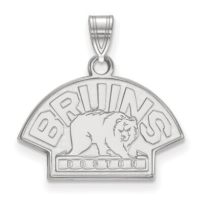 Boston Bruins Small Pendant 10k White Gold 1W039BRI, MPN: 1W039BRI, 886774734170