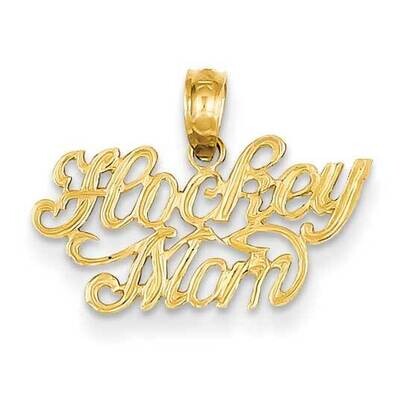Hockey Mom Pendant 14k Gold D4278, MPN: D4278, 637218029716
