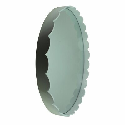 Addison Ross 20 x 20 Inch Round Mirror White Lacquer MR1000, MPN: MR1000, UPC/EAN: 5024043196754