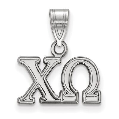 Chi Omega Medium Pendant Sterling Silver SS003CHO, MPN: SS003CHO, 886774598802