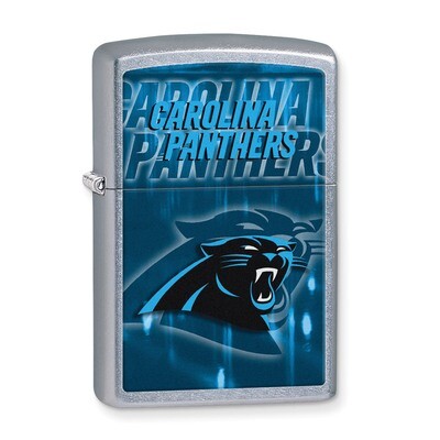 Zippo Carolina Panthers High Polish Chrome Lighter GL6561, MPN: GL6561, 191693108880
