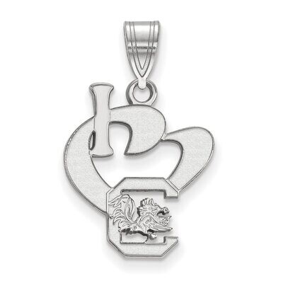 University of South Carolina Large I love Logo Pendant Sterling Silver SS020USO, MPN: SS020USO, 886…