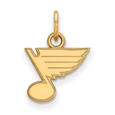 Saint Louis Blues x-Small Pendant 14k Yellow Gold 4Y001BLE, MPN: 4Y001BLE, 886774855417