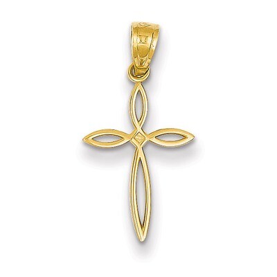Passion Cross Charm 14k Gold C3804, MPN: C3804, 637218091010