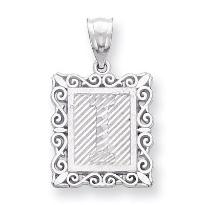 Initial I Charm Sterling Silver QC2770I, MPN: QC2770I, 883957907000