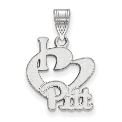 University of Pittsburgh Large I love Logo Pendant Sterling Silver SS014UPI, MPN: SS014UPI, 8867747…