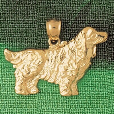 Dazzlers Jewelry Terrier Dog Pendant Necklace Charm Bracelet in Yellow, White or Rose Gold 2090, MP…