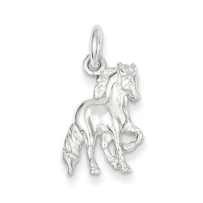 Horse Charm Sterling Silver QC846, MPN: QC846, 883957917474