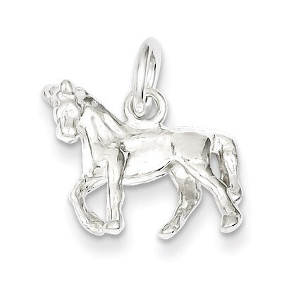 Horse Charm Sterling Silver QC2648, MPN: QC2648, 883957906362