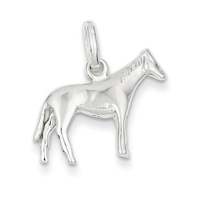 Horse Charm Sterling Silver QC3837, MPN: QC3837, 883957908786