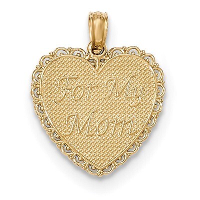 For My Mom/ Thanks For Everything Pendant 14k Gold Polished K5194, MPN: K5194, 637218166794