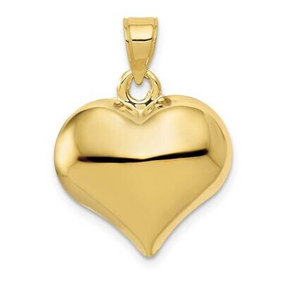 3-D Heart Pendant 10k Gold Polished 10C2912, MPN: 10C2912,