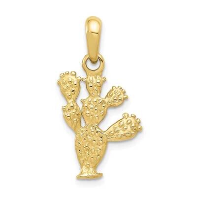 3-D Cactus Pendant 10k Gold 10D2925, MPN: 10D2925,
