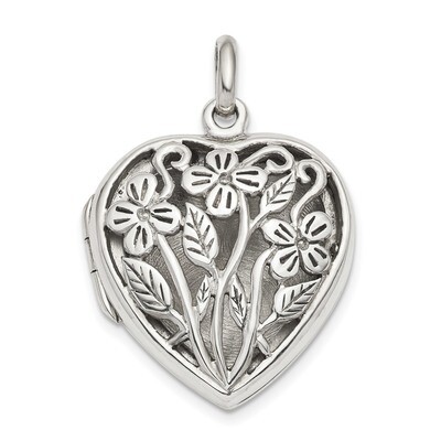 Heart Locket Sterling Silver QLS824, MPN: QLS824, 886774092881