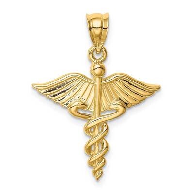 Medical Pendant 14k Gold Polished  D4618, MPN: D4618, 883957838205