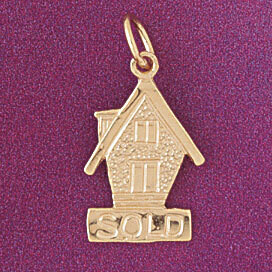 Dazzlers Jewelry House Pendant Necklace Charm Bracelet in Yellow, White or Rose Gold 6985, MPN: DZ-…