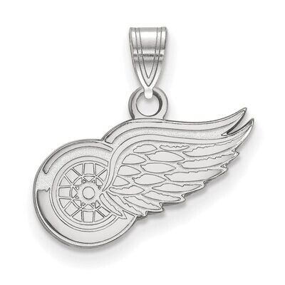 Detroit Red Wings Small Pendant 14k White Gold 4W002RWI, MPN: 4W002RWI, 886774736341