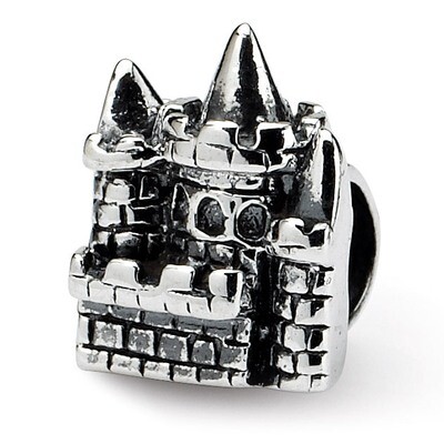 Castle Bead - Sterling Silver QRS781, MPN: QRS781, 883957727875
