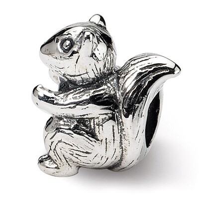 Squirrel Bead - Sterling Silver QRS734, MPN: QRS734, 883957727219