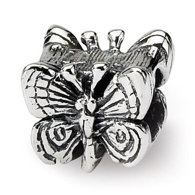 Butterfly Bead - Sterling Silver QRS1231, MPN: QRS1231, 883957277301