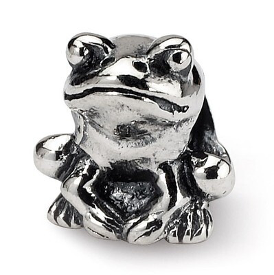 Frog Bead - Sterling Silver QRS1180, MPN: QRS1180, 883957276809