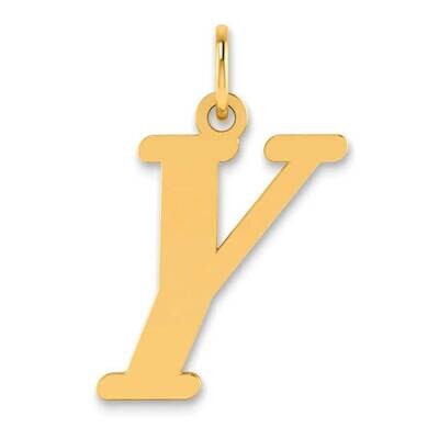 Letter Y Initial Pendant 14k Gold Polished YC1440Y, MPN: YC1440Y, 196904077672