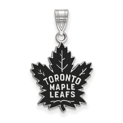 Toronto Maple Leafs Large Enamel Pendant Sterling Silver SS034MLE, MPN: SS034MLE, 886774748399