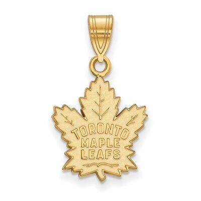 Toronto Maple Leafs Medium Pendant 10k Yellow Gold 1Y003MLE, MPN: 1Y003MLE, 886774734705