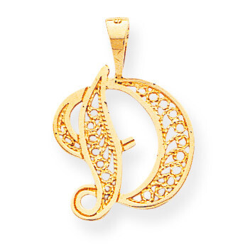SCRIPT Initial D Charm 10k Gold 10C242/D, MPN: 10C242/D, 883957344065