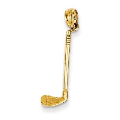 3-D Club Pendant 14k Gold D4280, MPN: D4280, 637218018895