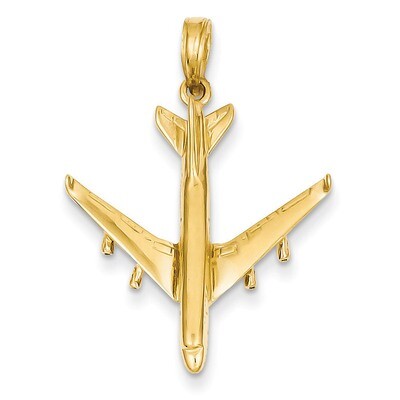 3-D Jet Pendant 14k Gold D1222, MPN: D1222, 637218061938