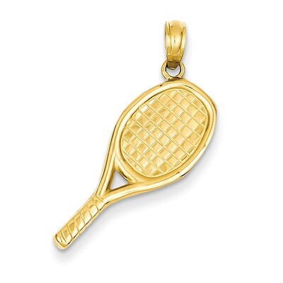 3-D Racquetball Pendant 14k Gold D4285, MPN: D4285, 637218020843