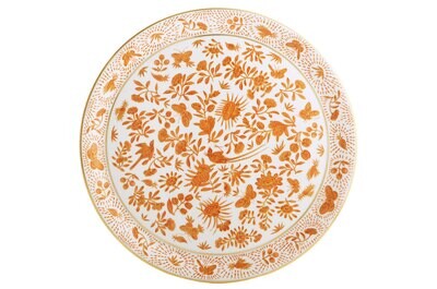 Mottahedeh Sacred Bird &amp; Butterfly Cake Plate HC647, MPN: HC647,